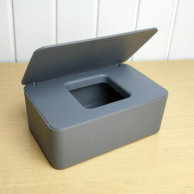 1 tk Kodumajapidamises kasutatavast plastist tolmukindel kate salvrätikukarp desktop tihend kodukontori kaunistus niiske salvrätiku kast