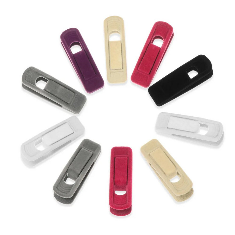 10db/készlet csúszásmentes fogaskabát mesterséges bársony bolyhos Hasznos ruhakapcsok szárítóállványok Tartós környezetbarát szélálló nadrág