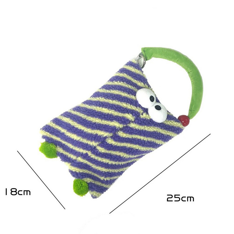 Kreatív rajzfilm nagy szemű szörnyeteg szövetdoboz Otthoni irodai autós akasztós papírszalvéta dekoratív szervezőtartó tartó autó belső részei