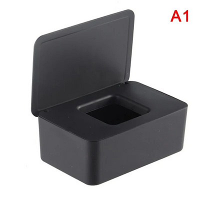 Dustproof Wet Wipes Storage Box with Lid Home Desktop Tissue Storage Box Φορητός διανομέας υγρών μαντηλιών