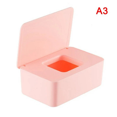 Dustproof Wet Wipes Storage Box with Lid Home Desktop Tissue Storage Box Φορητός διανομέας υγρών μαντηλιών