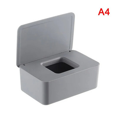 Dustproof Wet Wipes Storage Box with Lid Home Desktop Tissue Storage Box Φορητός διανομέας υγρών μαντηλιών