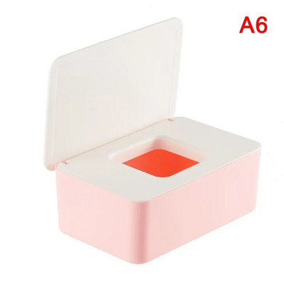 Dustproof Wet Wipes Storage Box with Lid Home Desktop Tissue Storage Box Φορητός διανομέας υγρών μαντηλιών
