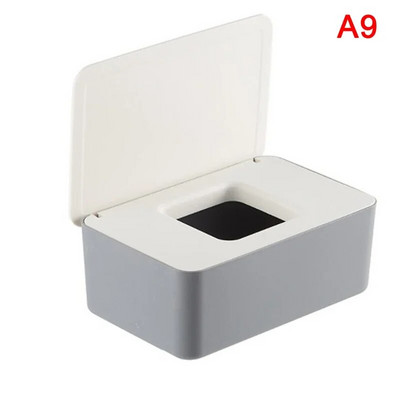 Dustproof Wet Wipes Storage Box with Lid Home Desktop Tissue Storage Box Φορητός διανομέας υγρών μαντηλιών