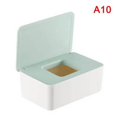 Dustproof Wet Wipes Storage Box with Lid Home Desktop Tissue Storage Box Φορητός διανομέας υγρών μαντηλιών