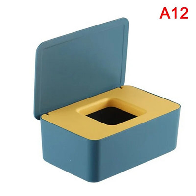 Dustproof Wet Wipes Storage Box with Lid Home Desktop Tissue Storage Box Φορητός διανομέας υγρών μαντηλιών