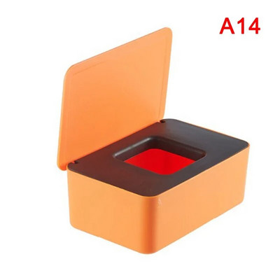 Dustproof Wet Wipes Storage Box with Lid Home Desktop Tissue Storage Box Φορητός διανομέας υγρών μαντηλιών