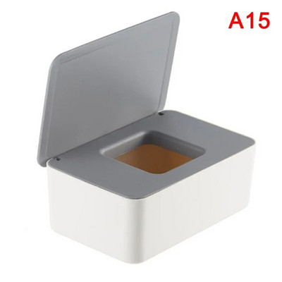 Dustproof Wet Wipes Storage Box with Lid Home Desktop Tissue Storage Box Φορητός διανομέας υγρών μαντηλιών