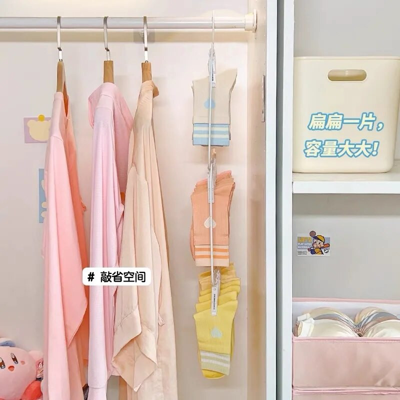 Višeslojna stalak za sušenje 8/16/24 kopče Vješalice za odjeću Odvojivi stalak za sušenje rublja Čarape za ručnike Odjeća za bebe