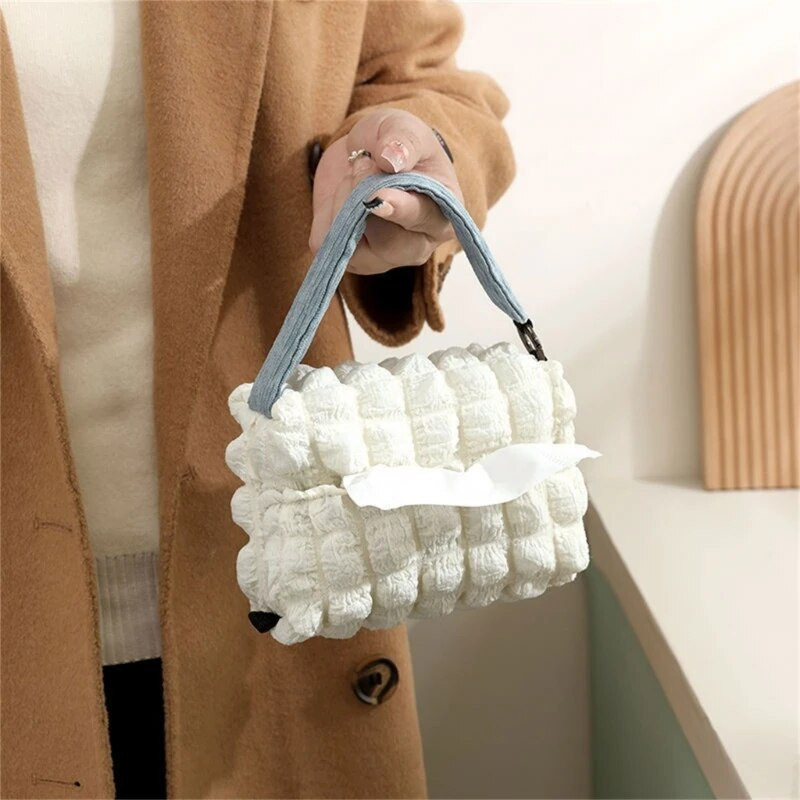 Puff Tissue Szövet Selyemzsák Szoba Selyemkendő Dobó Asztali papírtartók