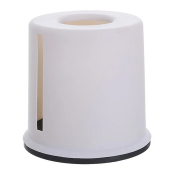 Пластмасова кръгла кутия за контейнер за хартия, всекидневна, спалня, държач за салфетки, домашна кутия за съхранение на тоалетна хартия, бюро, кутия за кърпички, прахоустойчива