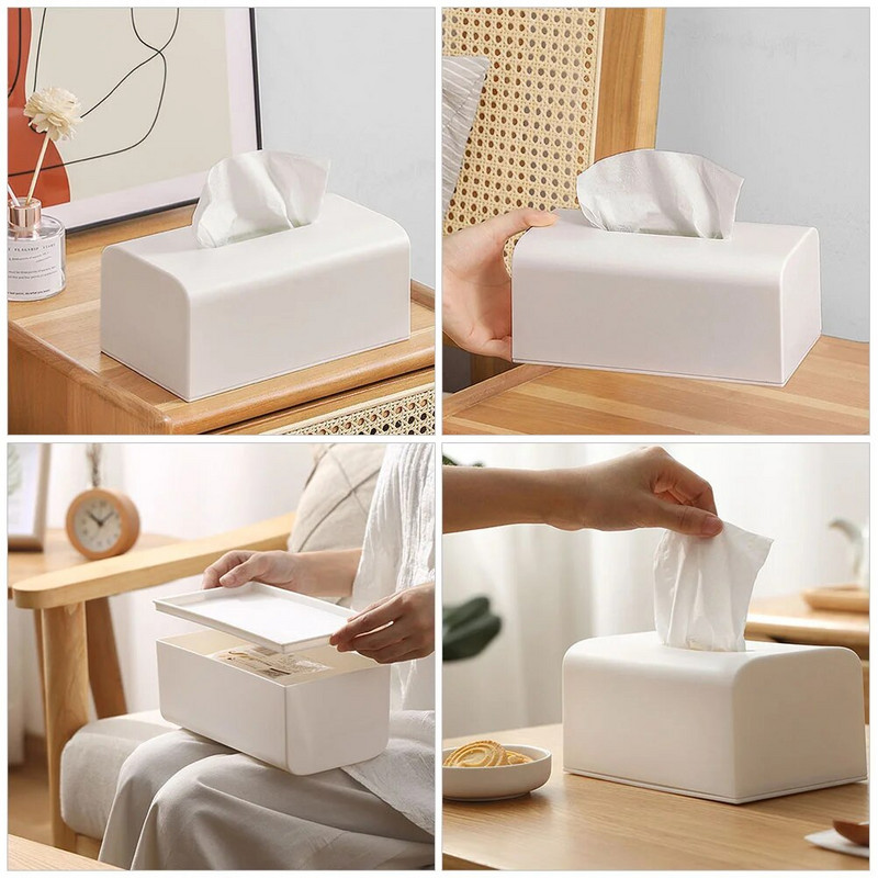 Papír tárolódoboz Fürdőszoba-kiegészítők Gépjárműtartó Műanyag szalvéta Asztali papírkendő Irodai fehér