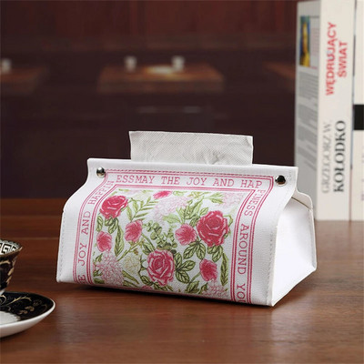 American Country Pastoral Tissue Box Creative Tissue Box Home Χαρτοπετσέτα αυτοκινήτου Μπάνιο Κουτί χαρτομάντιλο Θήκη δωματίου Χριστουγεννιάτικη διακόσμηση