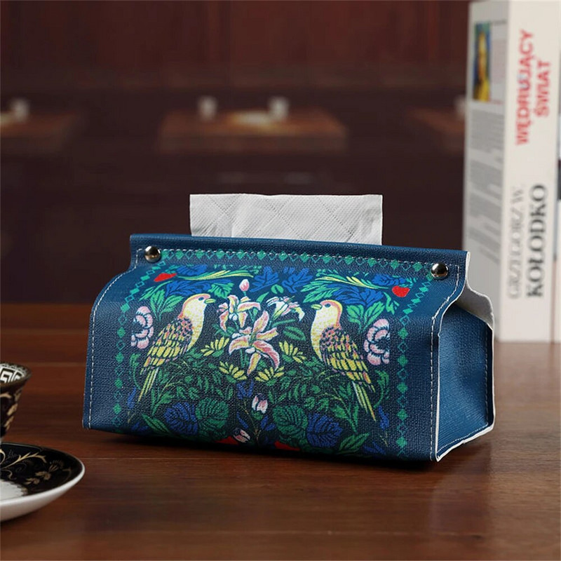 Amerikai vidéki pasztorális papírzsebkendős doboz Kreatív papírzsebkendő otthoni autós szalvéta fürdőszobai selyemkendővel szobaszövet tok karácsonyi dekoráció