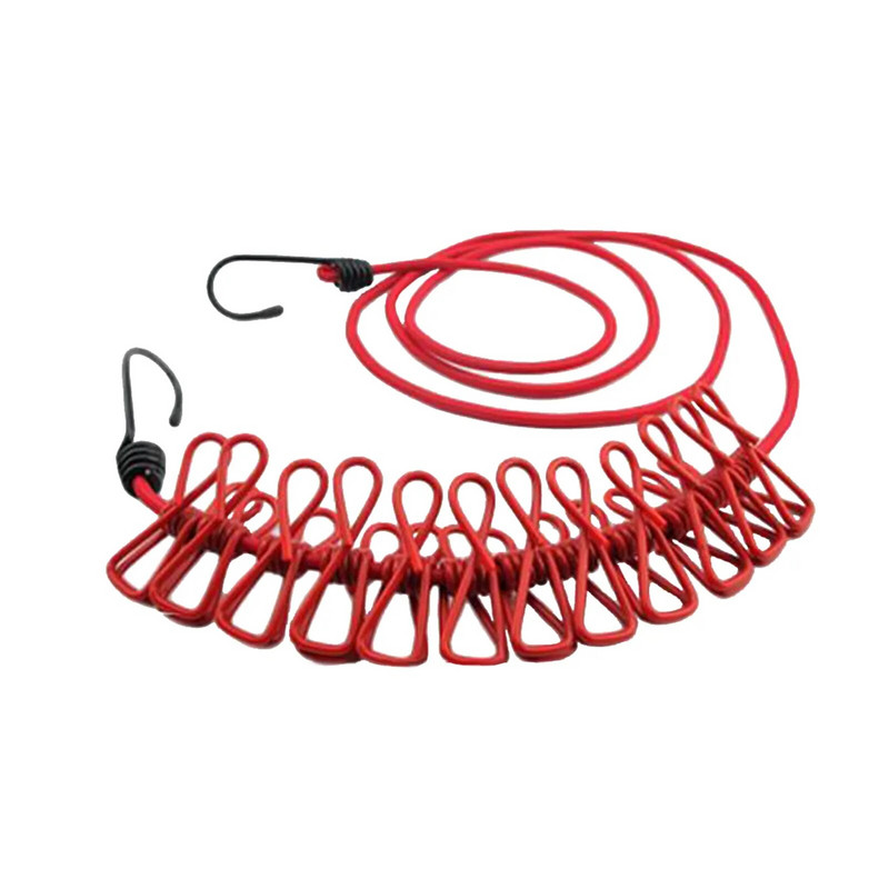 Hordozható ruhakötél szélálló ruhák kötélszárító állvány ruha akasztózsinór kültéri kemping utazás beltéri többfunkciós eszközök