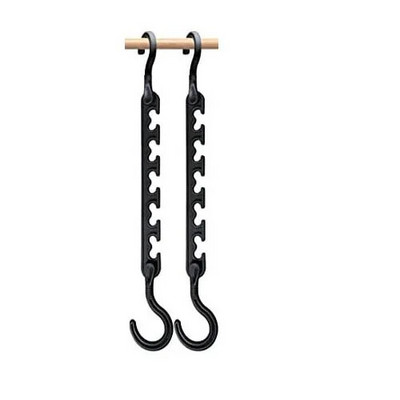 1/2τμχ Κρεμάστρες υποστήριξης Magic Multi-ports for Clothes Stand Drying Rack Πολυλειτουργικό Πλαστικό Ράφι ρούχων Αποθήκευση ρούχων