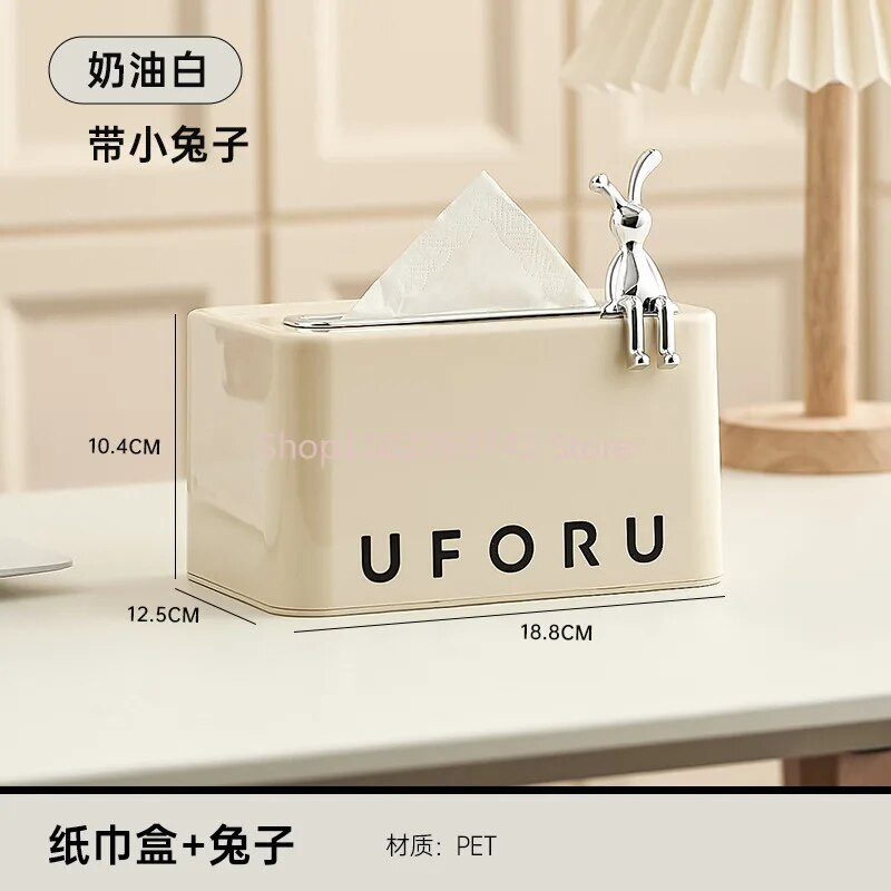 Servetėlių laikiklio konteinerio dėžutė su spyruokliniu laikymo dėklu audinių dėžutės dozatorius Lygios servetėlės veido popieriaus laikiklis didelės talpos