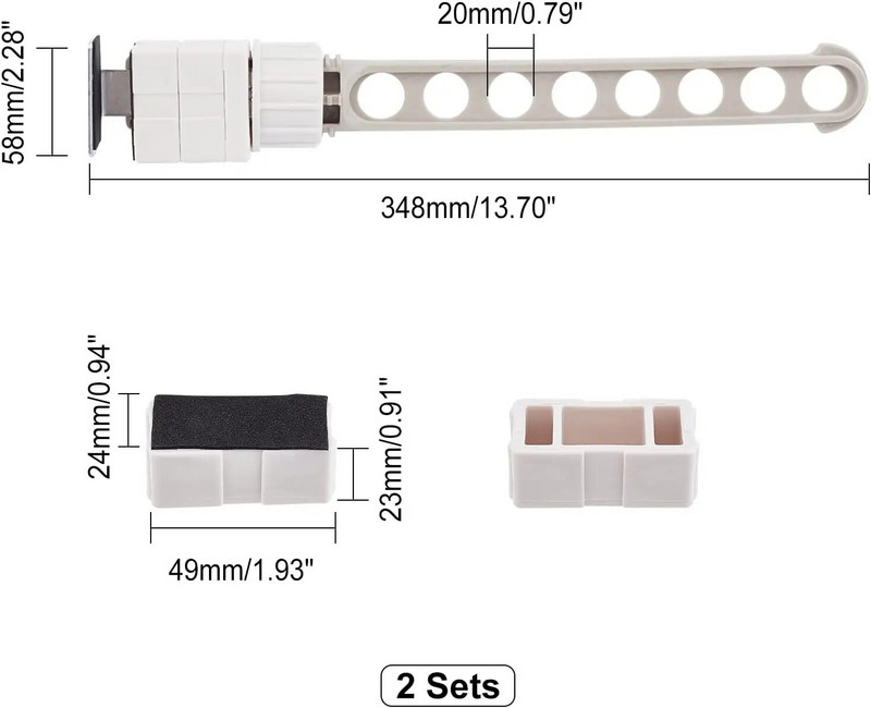 Stalak za odjeću Prozor Vješalice za odjeću Zidne vješalice za putovanja u zatvorenom prostoru Štede prostor Vješalice za odjeću Stalak za sušenje odjeće s 8 rupa