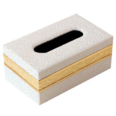2020 Faux Leather Home Car Tissue Box Θήκη αποθήκευσης ξενοδοχείου Εστιατόριο Θήκη χαρτιού Οργανωτής αυτοκινήτου Εργαλεία διακόσμησης
