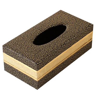 2020 Faux Leather Home Car Tissue Box Θήκη αποθήκευσης ξενοδοχείου Εστιατόριο Θήκη χαρτιού Οργανωτής αυτοκινήτου Εργαλεία διακόσμησης