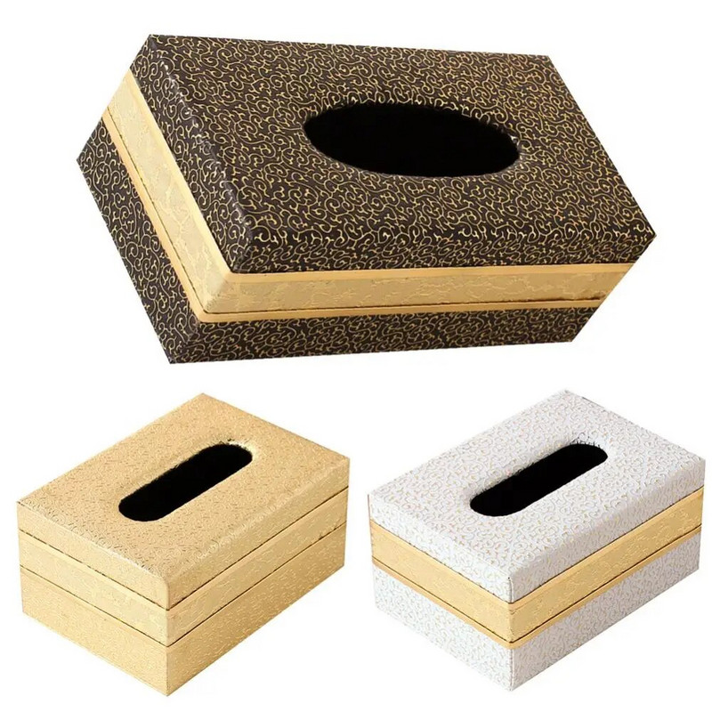 2020 műbőr otthoni autókendős doboz tároló tok Hotel étterem papírtartó autós rendező dekorációs eszközök