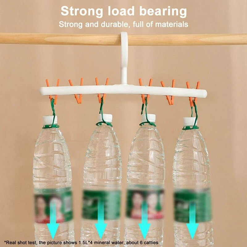 6 csíptetős sapkák zoknik Szervező állvány akasztó csúcsos sapka Sálakasztó Többfunkciós ruhacsipesz Szekrény Szekrény tároló tartó