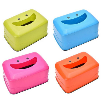 1 τμχ Cute PP Smile Face Θήκη για χαρτομάντηλα Wet Tissue Κουτί χαρτοπετσέτας μωρομάντηλα Θήκη αποθήκευσης Home Room Organizer αποθήκευσης
