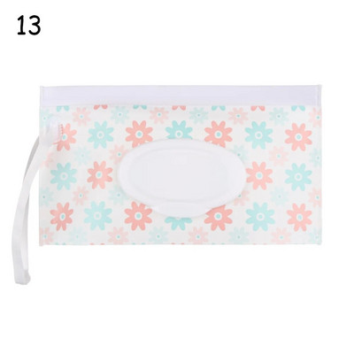 Hot 1Pc Wet Wipes Bag Portable Flip Cover Snap-Strap Pouch Baby Tissue Box Αξεσουάρ θήκη μεταφοράς καροτσιού εξωτερικού χώρου
