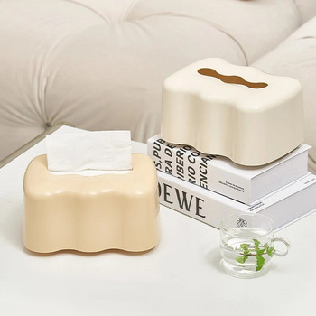 Nordic Decorative Tissue Box Household Dorm Θήκη Χαρτιού Μπάνιου Χαριτωμένο Τραπεζάκι σαλονιού Δοχείο χαρτοπετσέτας κομοδίνου με ελατήριο