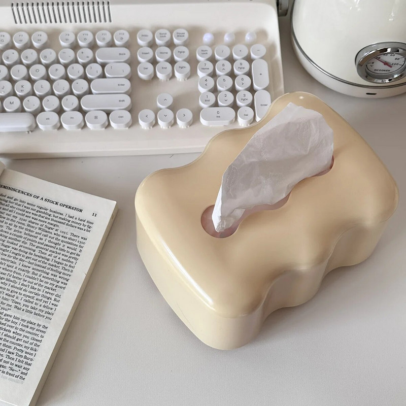 Nordic Dekoratív Selyemkendő Doboz Háztartási Kollégium Fürdőszoba Papírtartó Aranyos Dohányzóasztal Éjjeli szalvéta Selyemkendő-adagoló Rugós