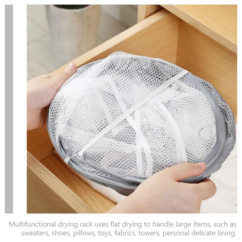 Háromszintes szárítóállvány Akasztó Ruha Cipők Pulóver Háló Mosodaakasztó Nylon Hálós Játéktároló Szárító Kezdőlap