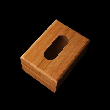 Φυσικό Bamboo Tissue Box κάλυμμα Ξύλινο θήκη για χαρτοπετσέτες αυτοκινήτου κουζίνας σπιτιού Διανομέας για Εργαλεία διακόσμησης γραφείου Home Organizer