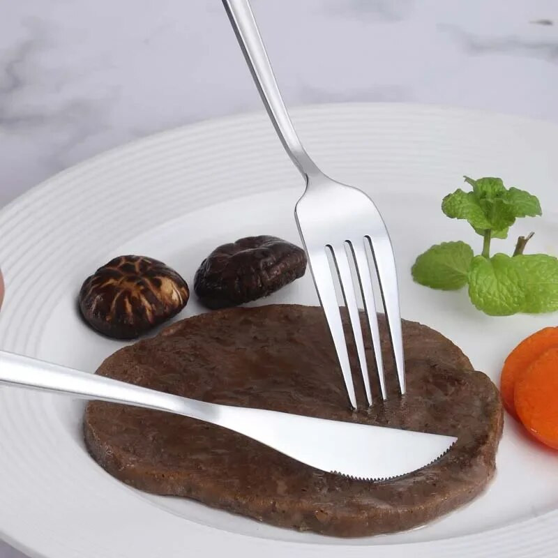 4db étkészlet rozsdamentes acél kanál arany evőeszköz villa készlet étkészletek kávé teáskanál edények konyhai kiegészítők