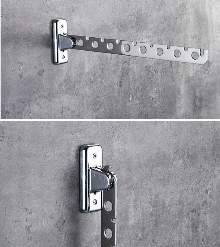 Roostevabast terasest seinale kinnitatav kuivatusrest sise- ja välistingimustes Ruumisäästlik riidenagi riidenagi Vannituba Rõdu riidenöör