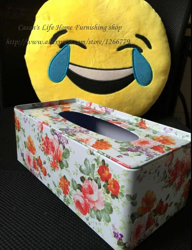 Tasuta kohaletoimetamine 2018 UUS Kvaliteetne maaelu stiilis roosimustriga salvrätikukarp, lauakaunistusega rauast salvrätikukarbid