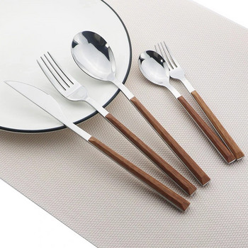 Σετ επιτραπέζιων σκευών 304 Σετ μαχαιροπήρουνων από ανοξείδωτο ατσάλι Camping Knife πιρούνι κουτάλι Chopsticks Dinnerware Luxury 12-16Pcs Σετ μαχαιροπήρουνων