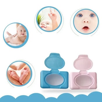 P82D Baby Wet Wipes Dispenser Μαντηλάκια για θήκη Πολυλειτουργικό Tissue Organizer Box για ταξίδια αυτοκινήτου Γραφείο Κοιτώνας Μπάνιο