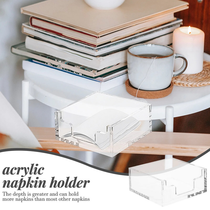 Salvrätikuhoidja akrüülpaberist käterätikute jaoturi kasti salvrätikuhoidja salvrätikuhoidja köögi hotelli söögilauale