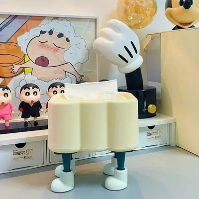 Creative Desktop Tissue Box Διακόσμηση πλαστικό τραπεζάκι σαλονιού Χαρτί Θήκη θήκης χαρτοπετσέτας Heighten Bathroom Kitchen Tissue Dispenser