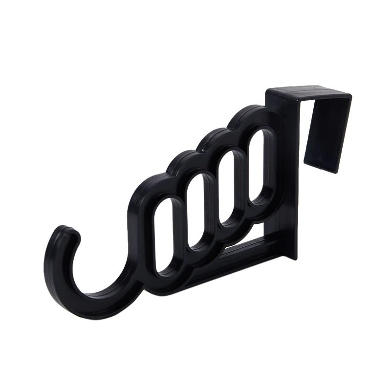 Multifunktsionaalsed koduaksessuaarid Kokkupandavad riidepuu kuivatusrest 5 auguga ülikond Vannitoaukse plastikust organiseerija hoiurest