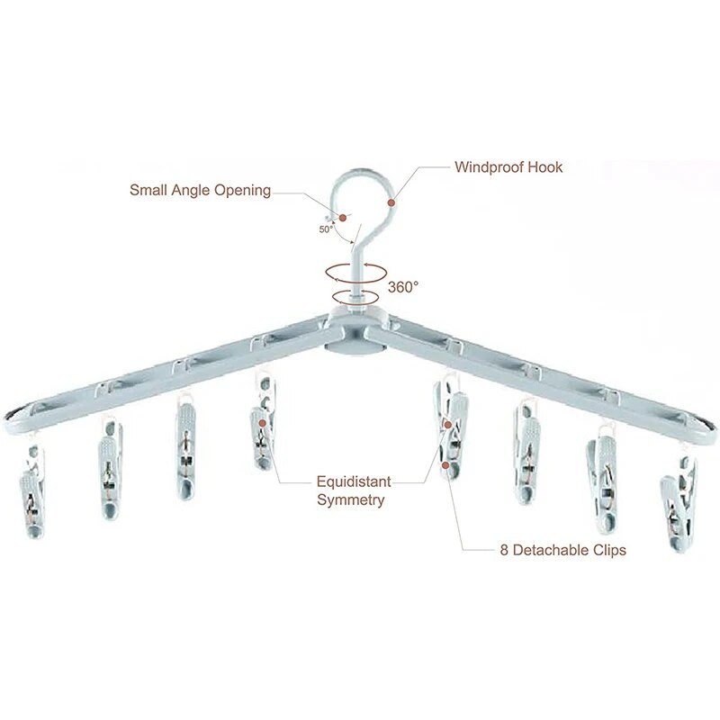 Kokkupandavad riidekuivatusrest Reisipüksid Särk Sokid Klambritega riidepuud Kokkupandavad püksid Riidepuud Kapi korraldaja