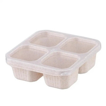 Bento Lunch Box 3/4 Διαμερίσματα Meal Prep Containers Κουτί μεσημεριανού γεύματος για παιδιά Ανθεκτικά Δωρεάν επαναχρησιμοποιήσιμα δοχεία αποθήκευσης τροφίμων Σχολεία