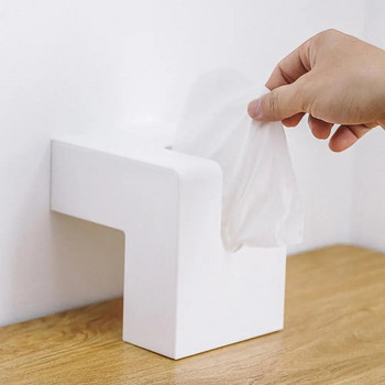 Πλαστικό κουτί χαρτοπετσέτας Μοναδική διακοσμητική ευρεία εφαρμογή Οργανωτής χαρτιού σχήματος ορθής γωνίας Οικιακά είδη