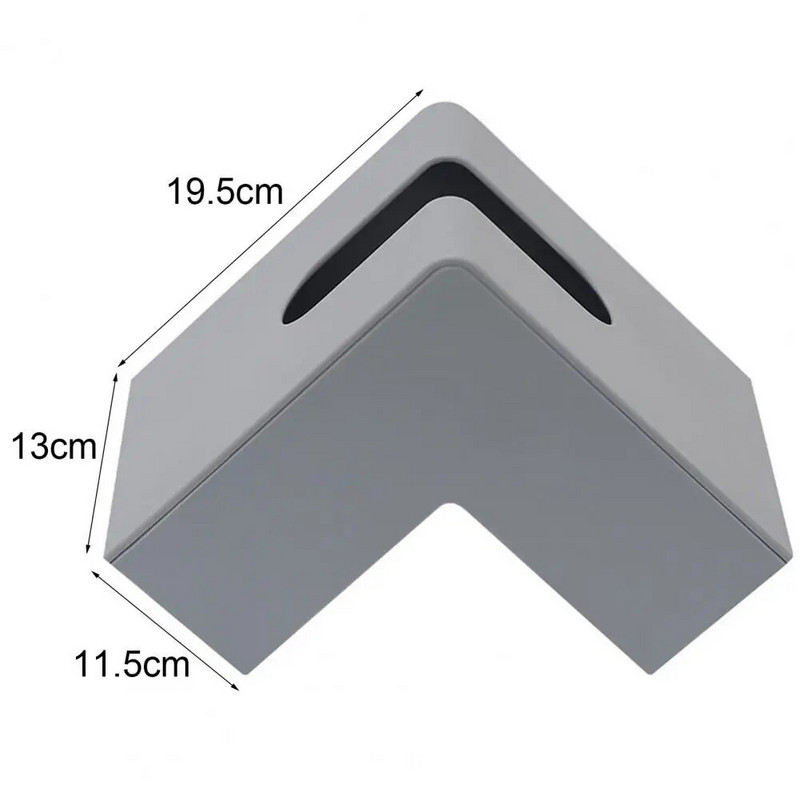 Plastikust salvrätikukarp ainulaadne dekoratiivne laia kasutusega koe korrastaja kuju täisnurksed majapidamistarbed