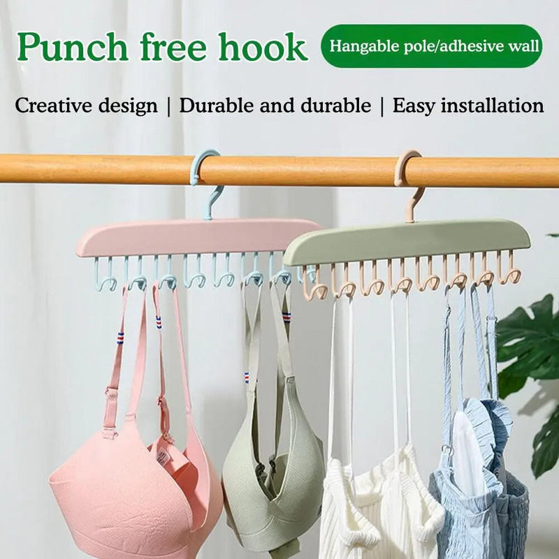 1tk Multifunktsionaalne sling Riideriide Riidepuu Mitu konksu Aluspesu Mütsid Riputuskonksud Mugavad majapidamistarbed