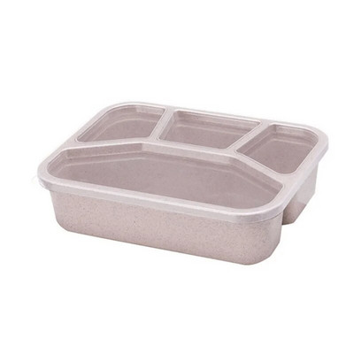 4Grids Lunch Box Bento Box Δοχεία μεσημεριανού γεύματος για Ενήλικες/Παιδιά/Νήπια Πικ-νικ Bento Lunch Box Φούρνος μικροκυμάτων Πλυντήριο πιάτων Καταψύκτης