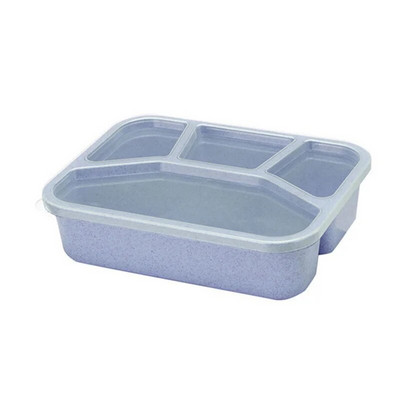 4Grids Lunch Box Bento Box Δοχεία μεσημεριανού γεύματος για Ενήλικες/Παιδιά/Νήπια Πικ-νικ Bento Lunch Box Φούρνος μικροκυμάτων Πλυντήριο πιάτων Καταψύκτης