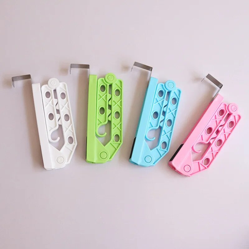 Reisi kokkupandav pesuriide korraldaja 5 auguga ülikond vannitoaukse plastikust korraldaja hoiuraami uksekonksud reisitarvikud