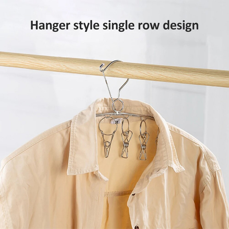 8/10/16/20 Sokid pesukuivatusrest riidepuu aluspesu sokid nagi klamber kuivatusrest roostevabast terasest tuulekindel riidenagi