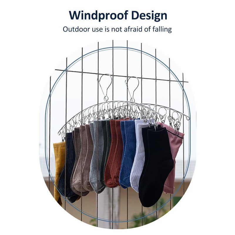 8/10/16/20 Sokid pesukuivatusrest riidepuu aluspesu sokid nagi klamber kuivatusrest roostevabast terasest tuulekindel riidenagi